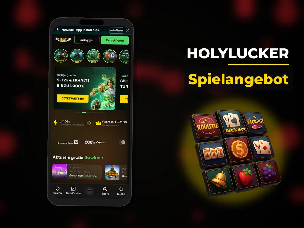 Holylucker - Spielangebot