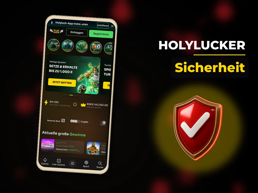 Holylucker - Auszahlung