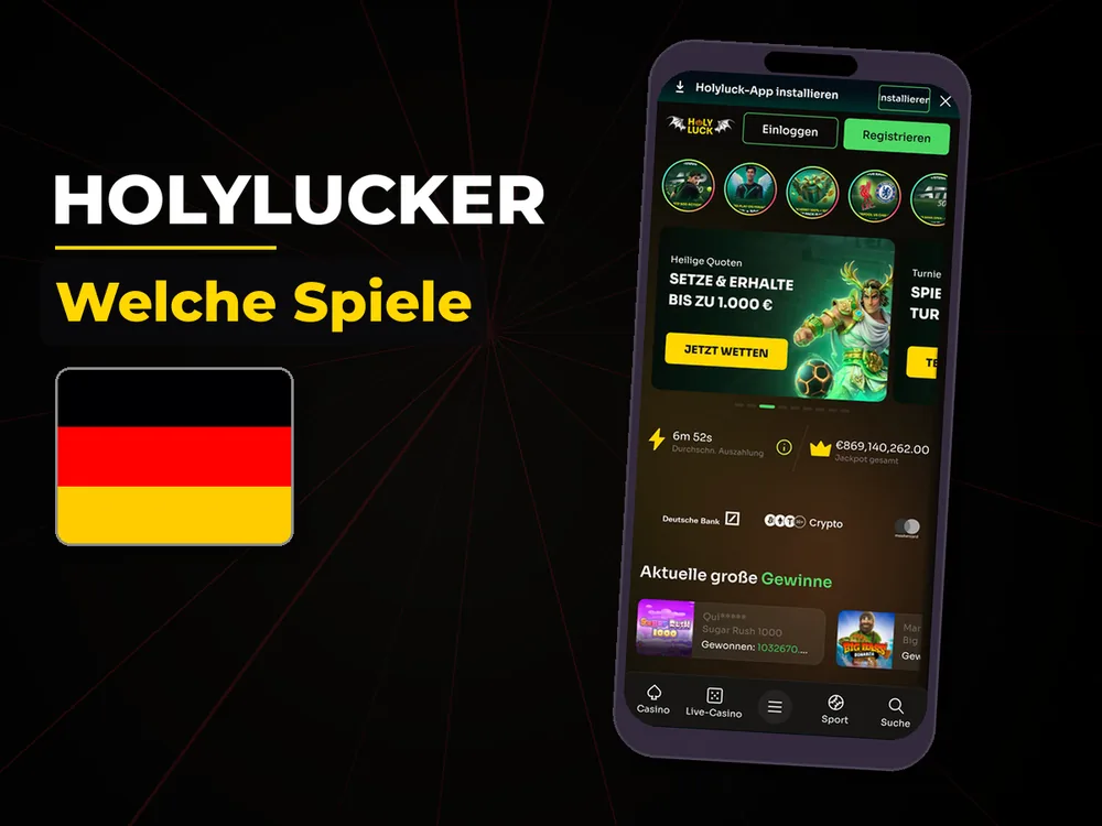 Holylucker - Welche Spiele