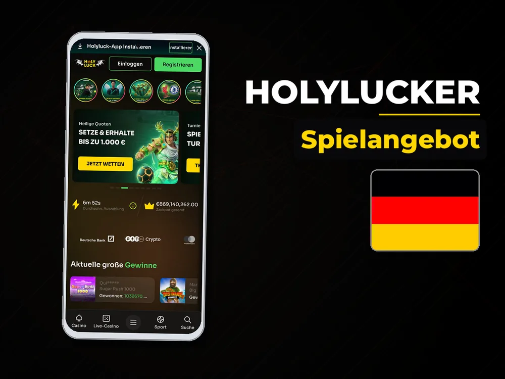 Holylucker - Spielangebot