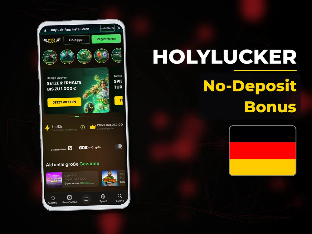 Holylucker - No-Deposit Bonus