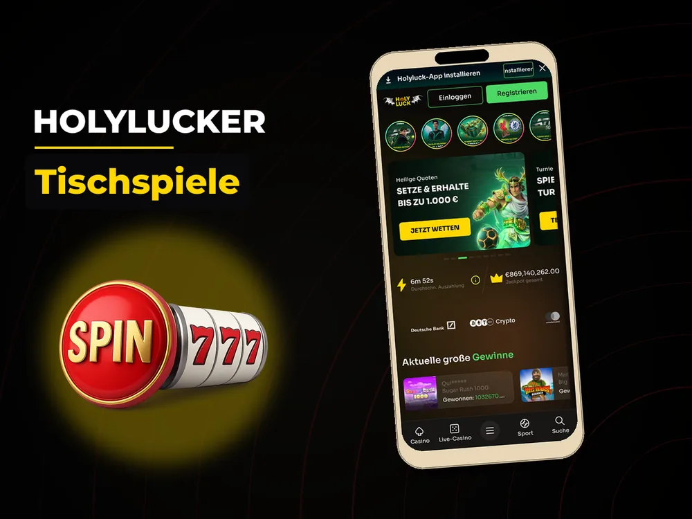 Holylucker - Tischspiele