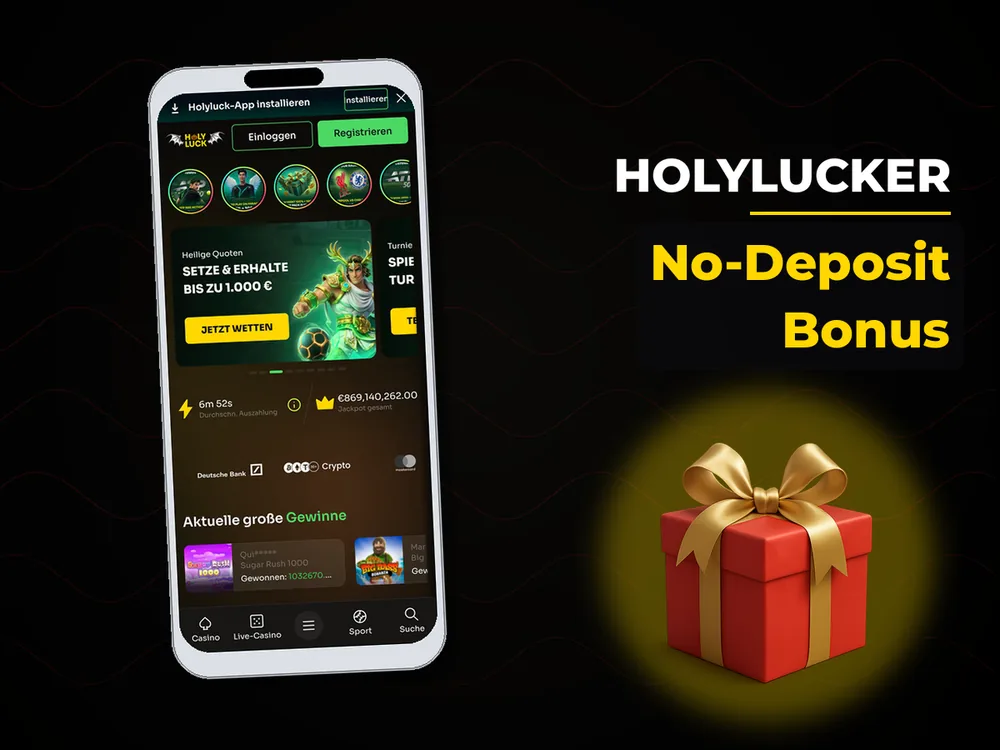Holylucker - No-Deposit Bonus