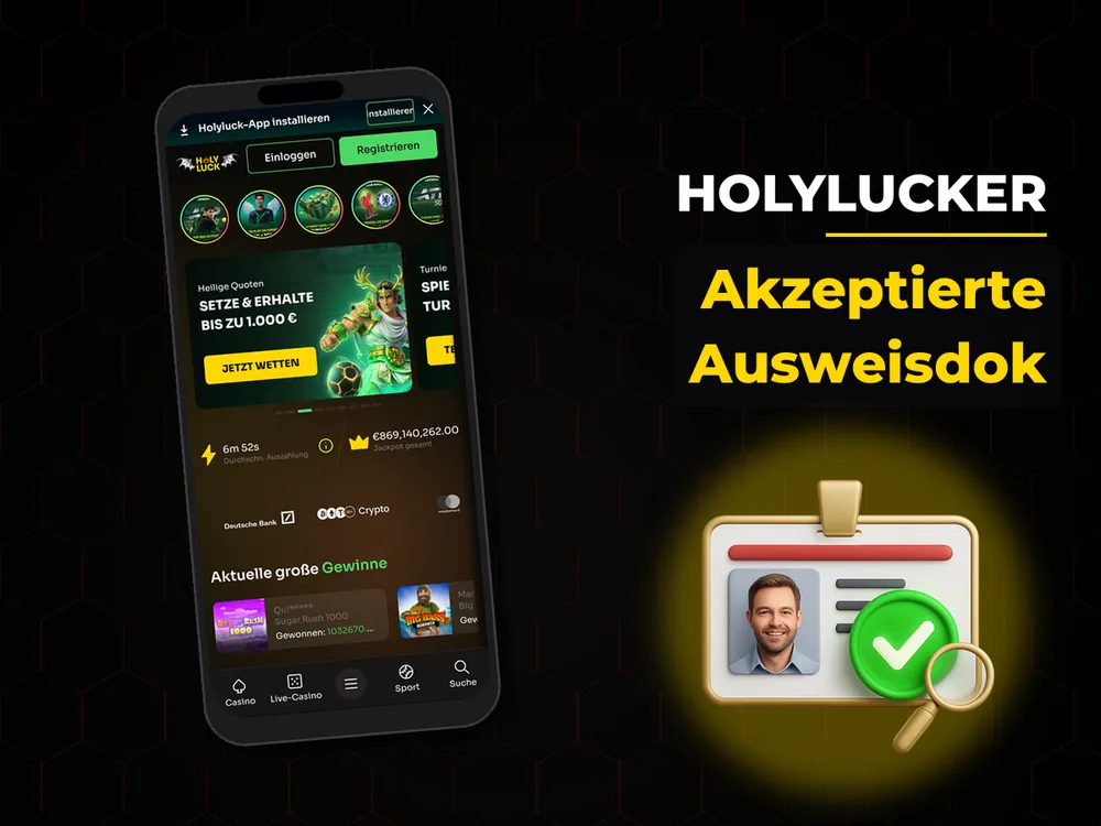 Holylucker - Akzeptierte Ausweisdok