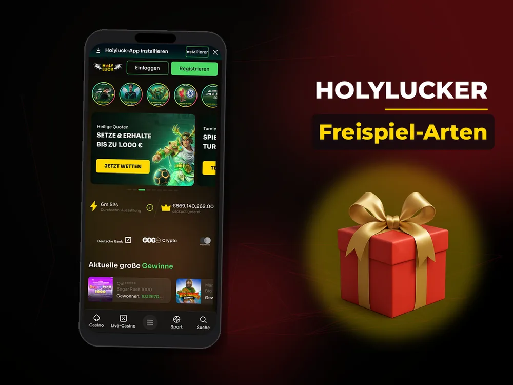 Holylucker - Freispiel-Arten