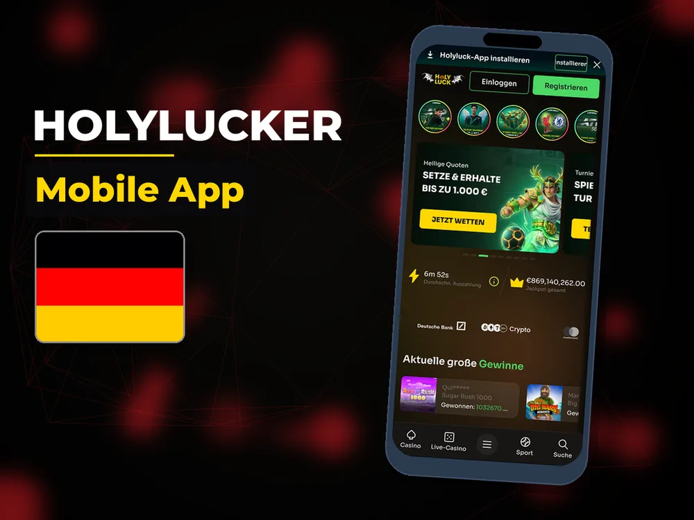 Holylucker - Mobile App