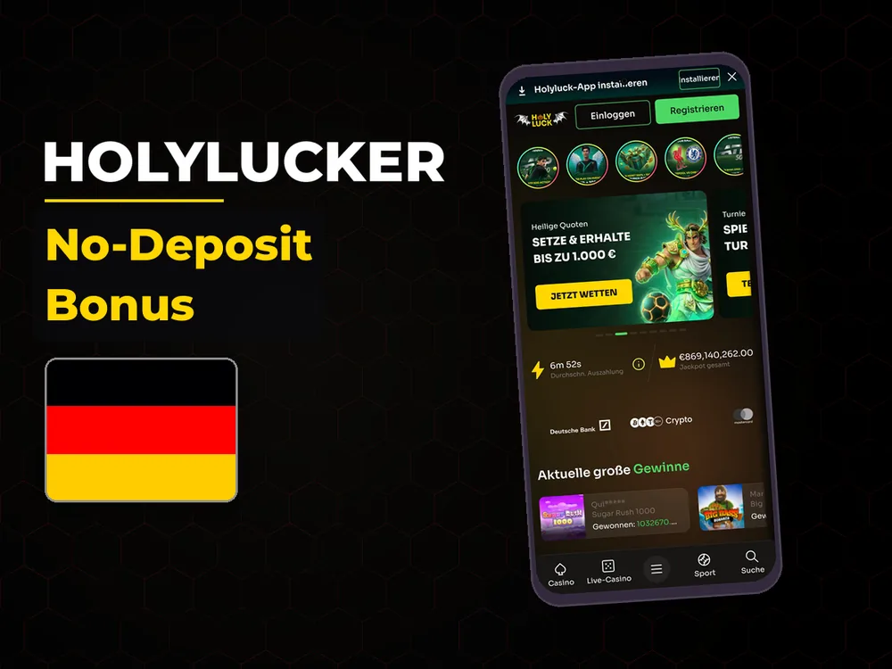 Holylucker - No-Deposit Bonus